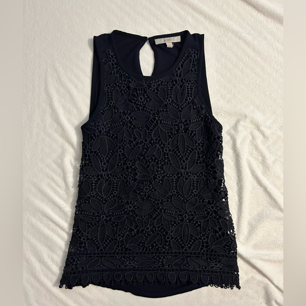 LOFT croquet front tank with cotton back